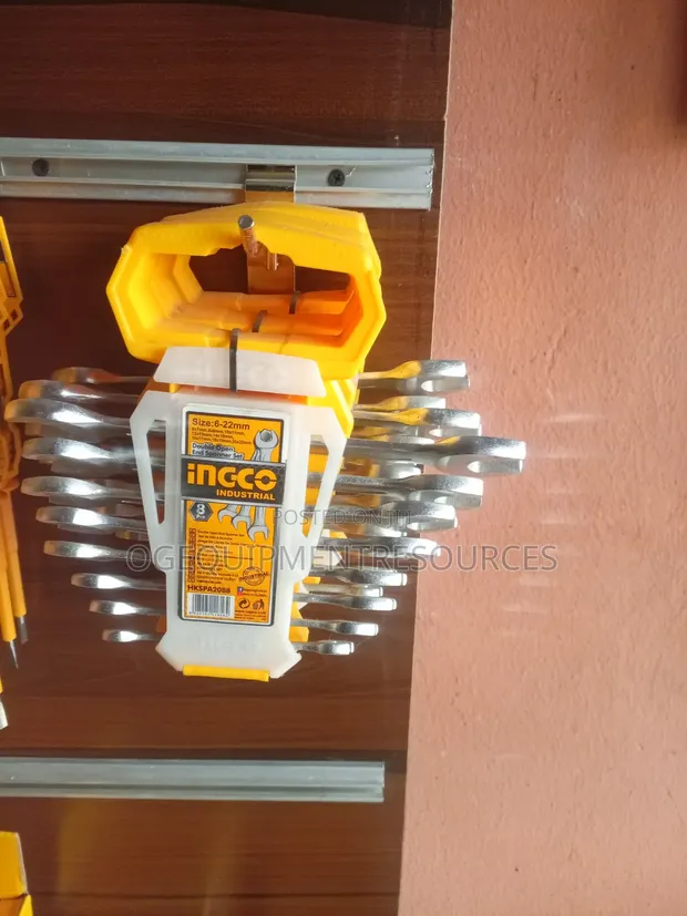 INGCO 8-Piece Double Open-End Spanner Set - 1