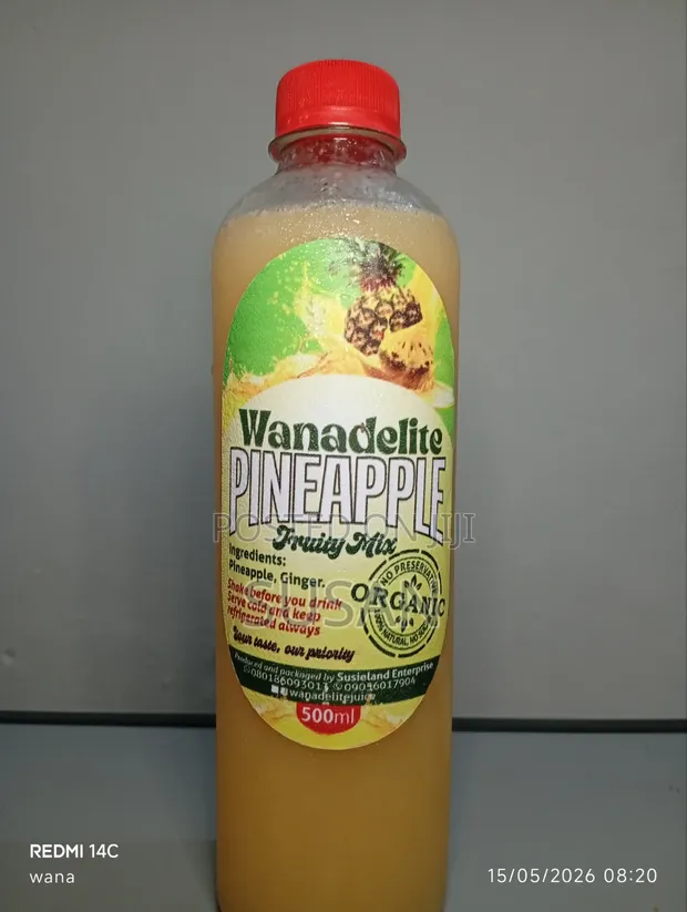 Wanadelite Fruitymix Pineapple Ginger Juice - 1