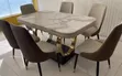 6-Seater Dining Table - Kyakkyawan Zane, Ingantaccen Ginawa - 2