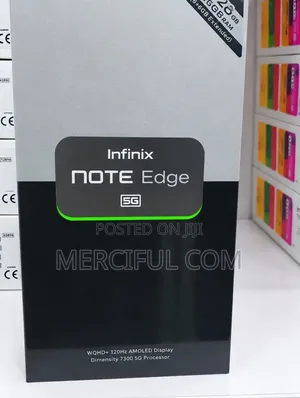 New Infinix Note Edge 128GB Black