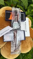 Poedagar Luxury Men's Watch - Date, Week, Leather - 2