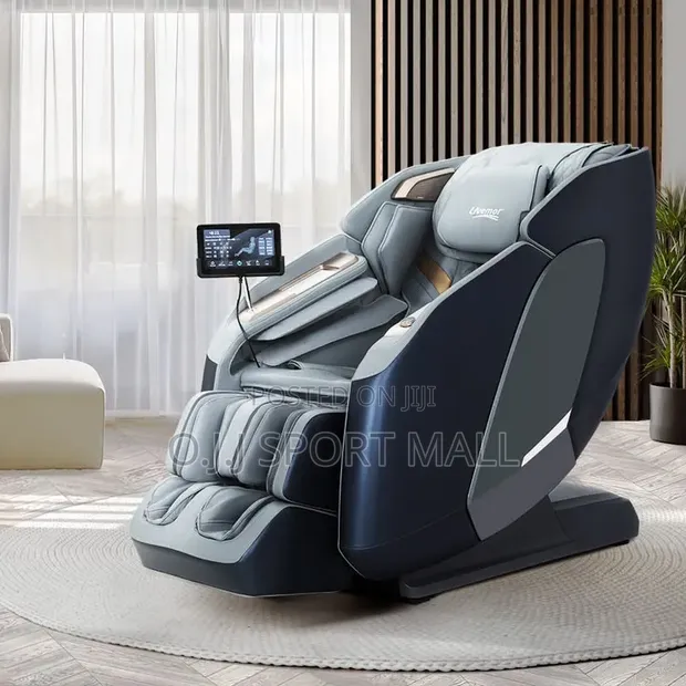 Luxury 4D Massage Chair with Eye Massager, Leggings Bag, Bluetooth - 1
