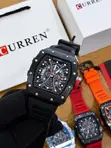 New CURREN Skeleton Face Water Resistant Wrist Watch - 2