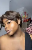 Pixie Cut Glueless Wig - Golden Brown - 2