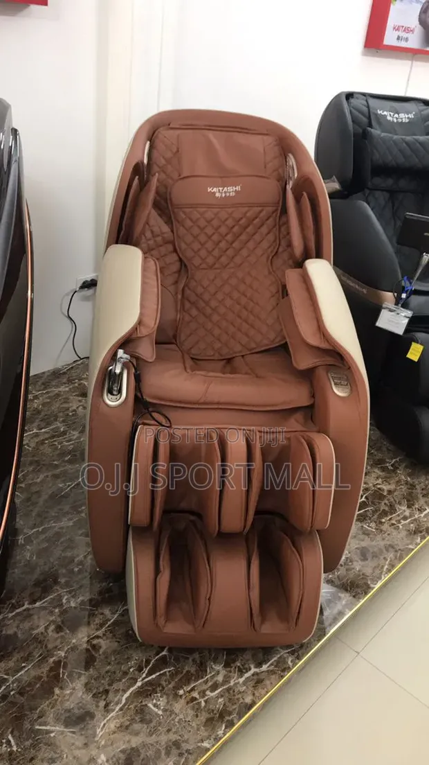 Leather Quality Full Body Massager Chair with Heat Therapy & Phone Holder - 1