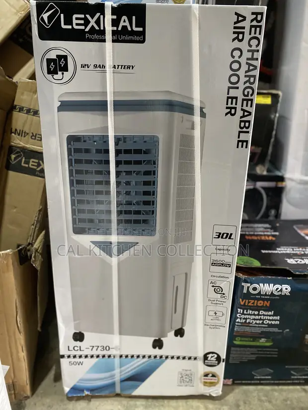 Lexical 30L Rechargeable Air Cooler with Remote - 1