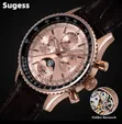SUGESS Chronograph ST1908 Mechanical Moonphase Watch - 1