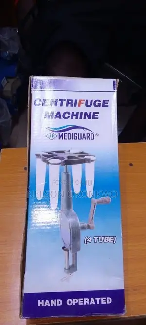 Brand New Hand-Operated Centrifuge Machine (4 Tubes)