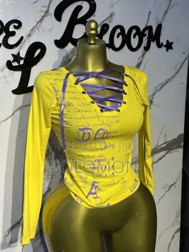 Zara Basic Everyday Tops - Yellow - 1
