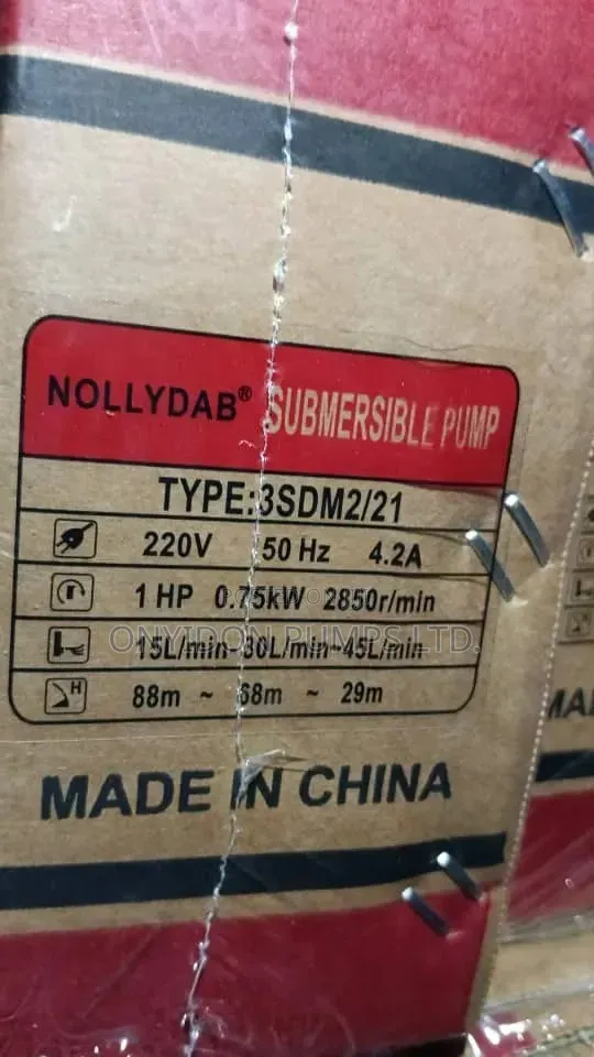 Nollydab 1HP Injin Bama Ruwa - 1