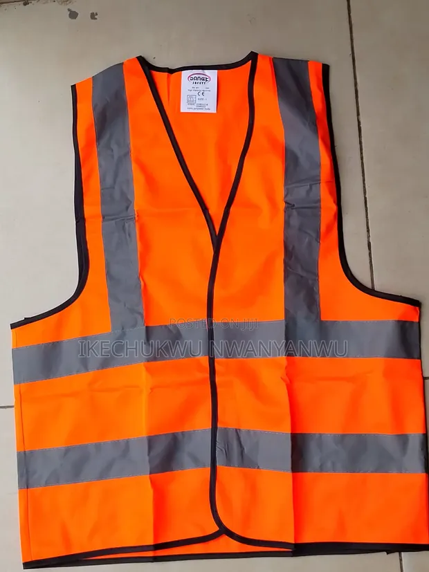 Orange Reflective Safety Vest - 1