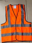 Orange Reflective Safety Vest - 1