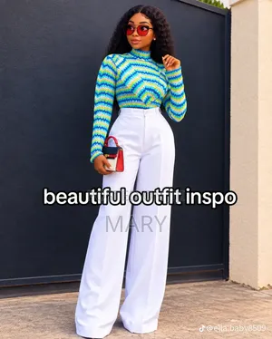 Women's White Formal Long Pant - Brand New