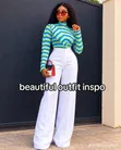Women's White Formal Long Pant - Brand New - 1