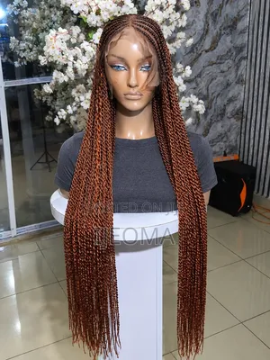 30" Glueless Braided Frontal Wig - Chestnut & Ginger