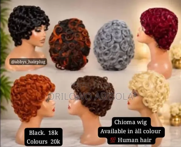 Chioma Wig Gashin Mutum - Mai Girgije - 1