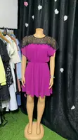 Dogon Rijiya Pink Da Navy Blue Flare Gown - 2
