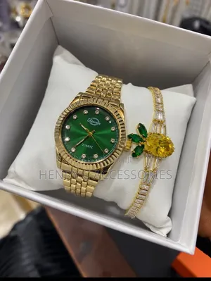 Premium Zinare & Emerald Green Kayan Kwalliya Combo