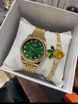 Premium Zinare & Emerald Green Kayan Kwalliya Combo - 1
