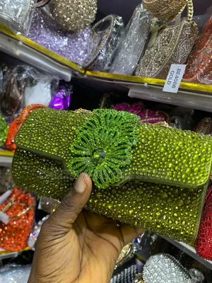Classy Green Mosaic Kayar Aure Da Takalmi Combo