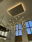 Kyakyawan Chandelier don Rufi Mai Tsayi (1000mm x 450mm) - 1