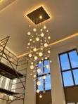 Kyakyawan Chandelier don Rufi Mai Tsayi (1000mm x 450mm) - 2