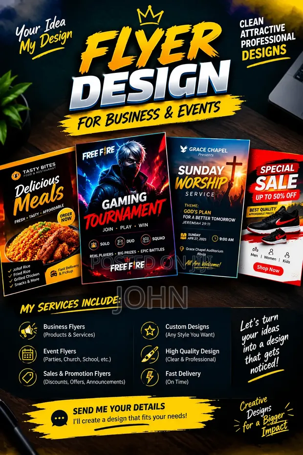 Professional Flyer Design for Business Events - 1