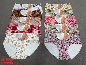 3pcs Women Cotton Seamless Panties