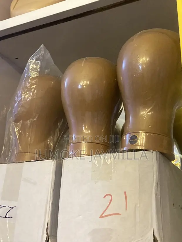 Original Polymer Canvas Head Mannequin - Brand New - 1