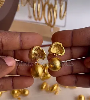 Gold Plated Stainless Steel Hoop Earrings