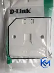 D-Link Single/Double Port RJ45 Cat6 Network Faceplate - 1