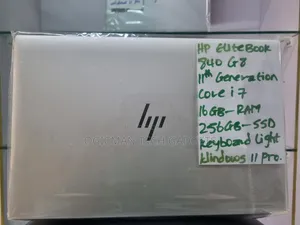 HP EliteBook 840 G8 Laptop - 11th Gen i7, 16GB RAM, 256GB SSD