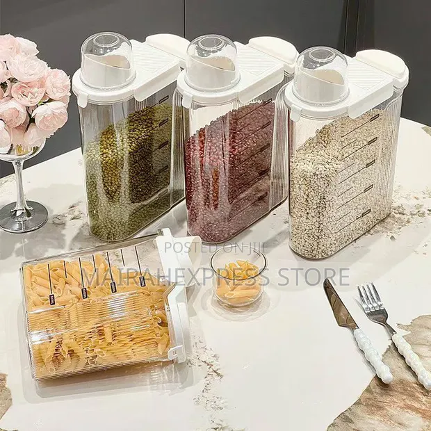 2500ml Acrylic Abincin Ajiya Kwantena - 1