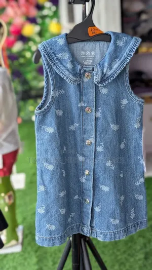 Primark Blue Denim Cape Neck Dress