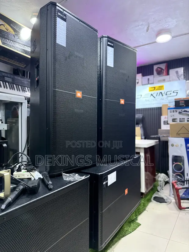 JBL SRX728S Double Subwoofer & SRX725 Full Range Speakers - 1