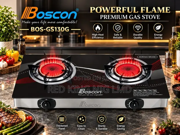 Glass Top Gas Cooker - 1