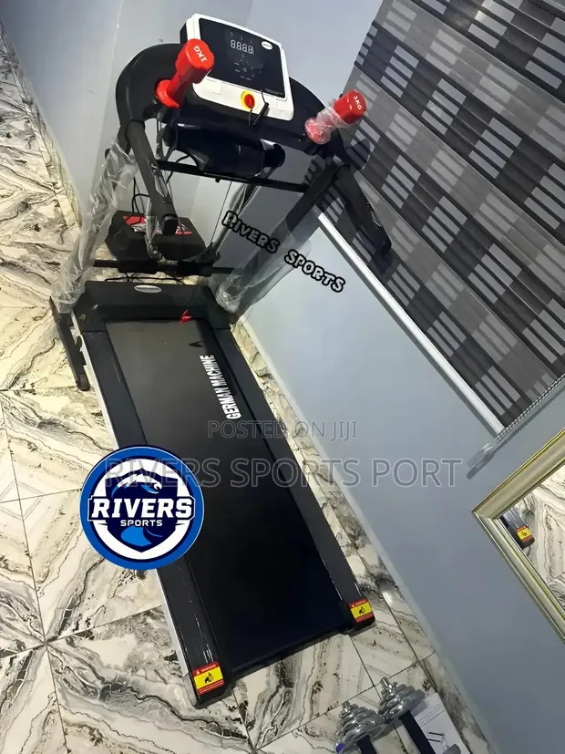 2HP German Machine Treadmill with Massager & Accessories - 1