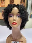 100% Human Hair - 6 Inches, Natural Color - 1