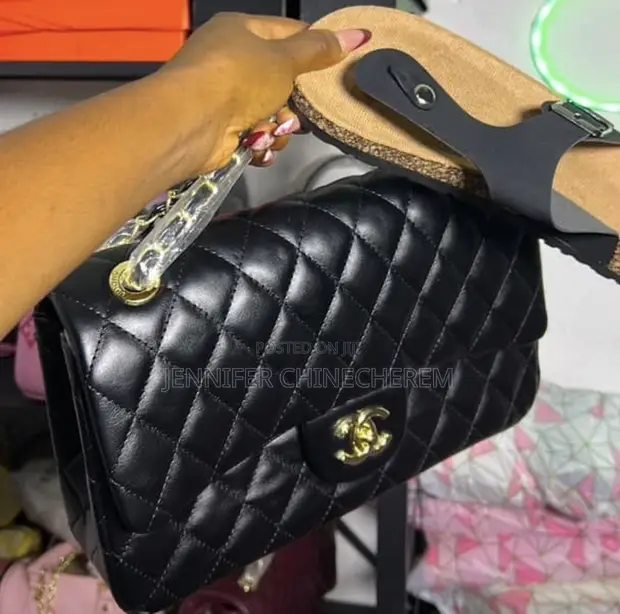 Chanel Bag and Slippers Set - 1