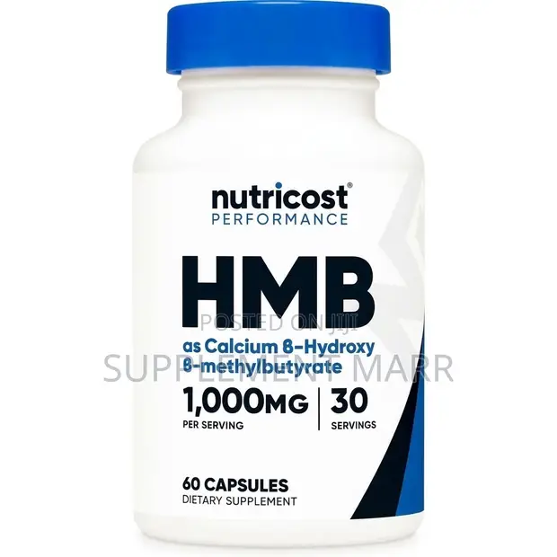 Nutricost HMB (Calcium Beta-Hydroxy) 1,000mg, 60 Capsules - 1