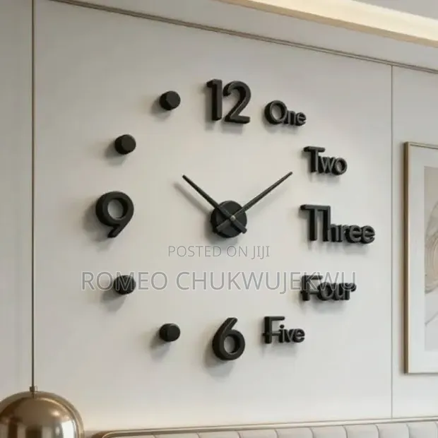 DIY 3D Wall Clock - 1
