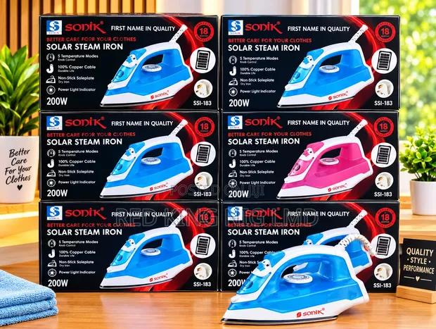 Steam Solar Iron - Sabon Kayayyaki - 1