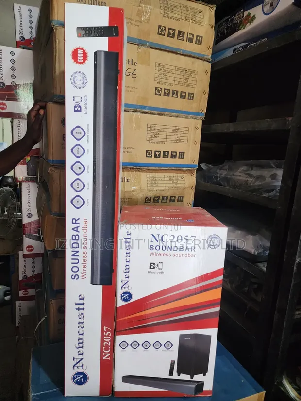 Newcastle Solid Bass 500W 2.1Ch Sound Bar with Subwoofer - 1
