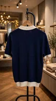 Knitted Button-Up Shirt - 2