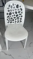 Strong Concord Plastic Chairs (White & Black) - 2
