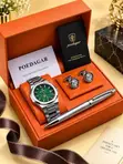 Poedagar Luxury Analog Wristwatch tare da Akwati - 2