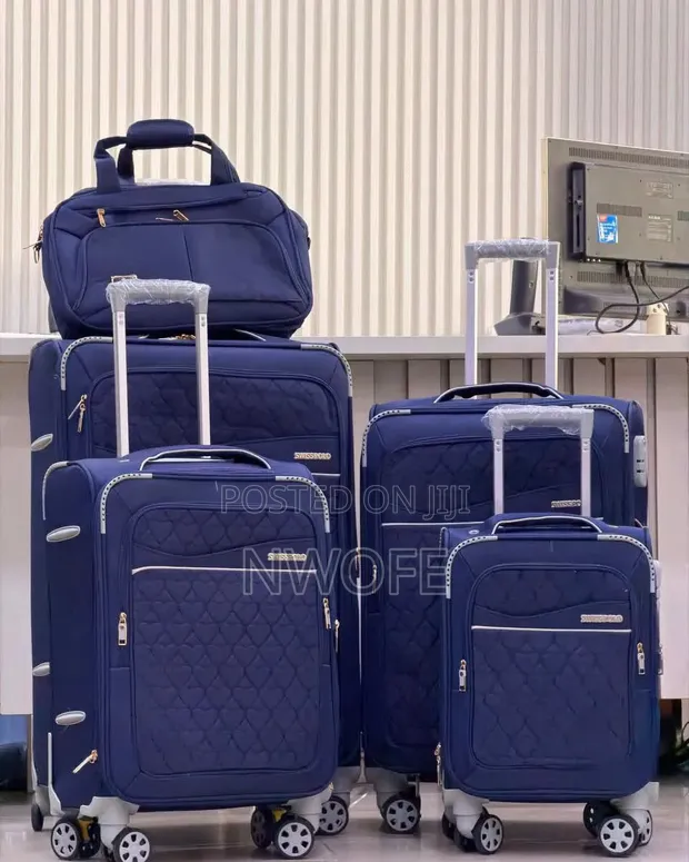Original Swiss Polo 5-Piece Luggage Set - Navy Blue - 1