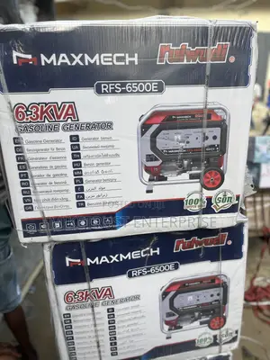 Maxmech 6.3kva Key Starter Generator - Pure Copper