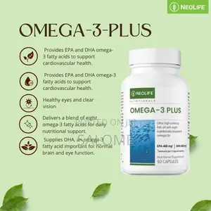 Omega-3 Plus - Kapsul 90 don Kwakwalwa, Haɗin gwiwa & Idanu
