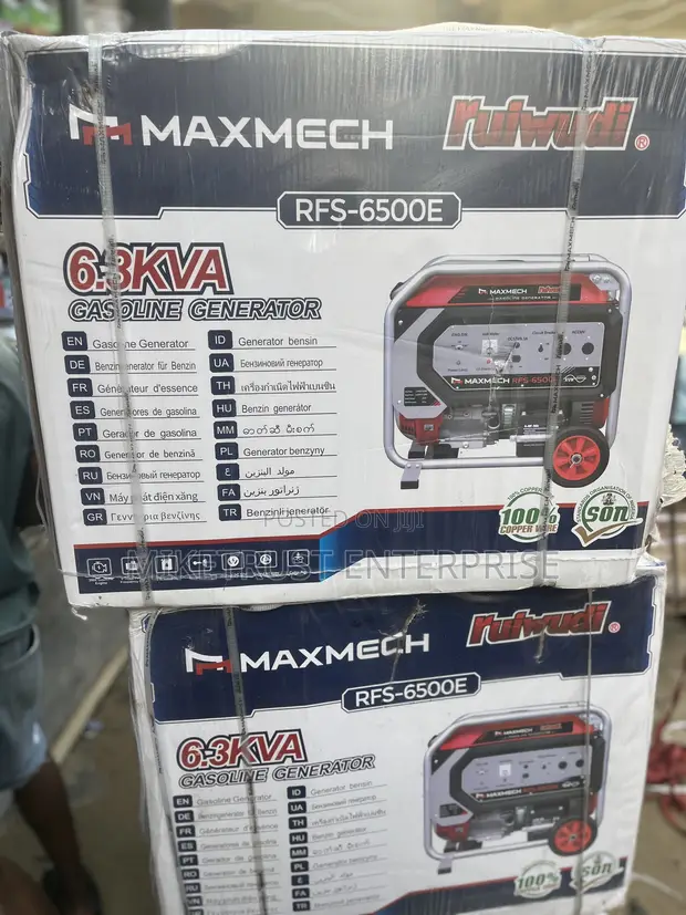 Maxmech 6.5kva Pure Copper Coil Generator - 1